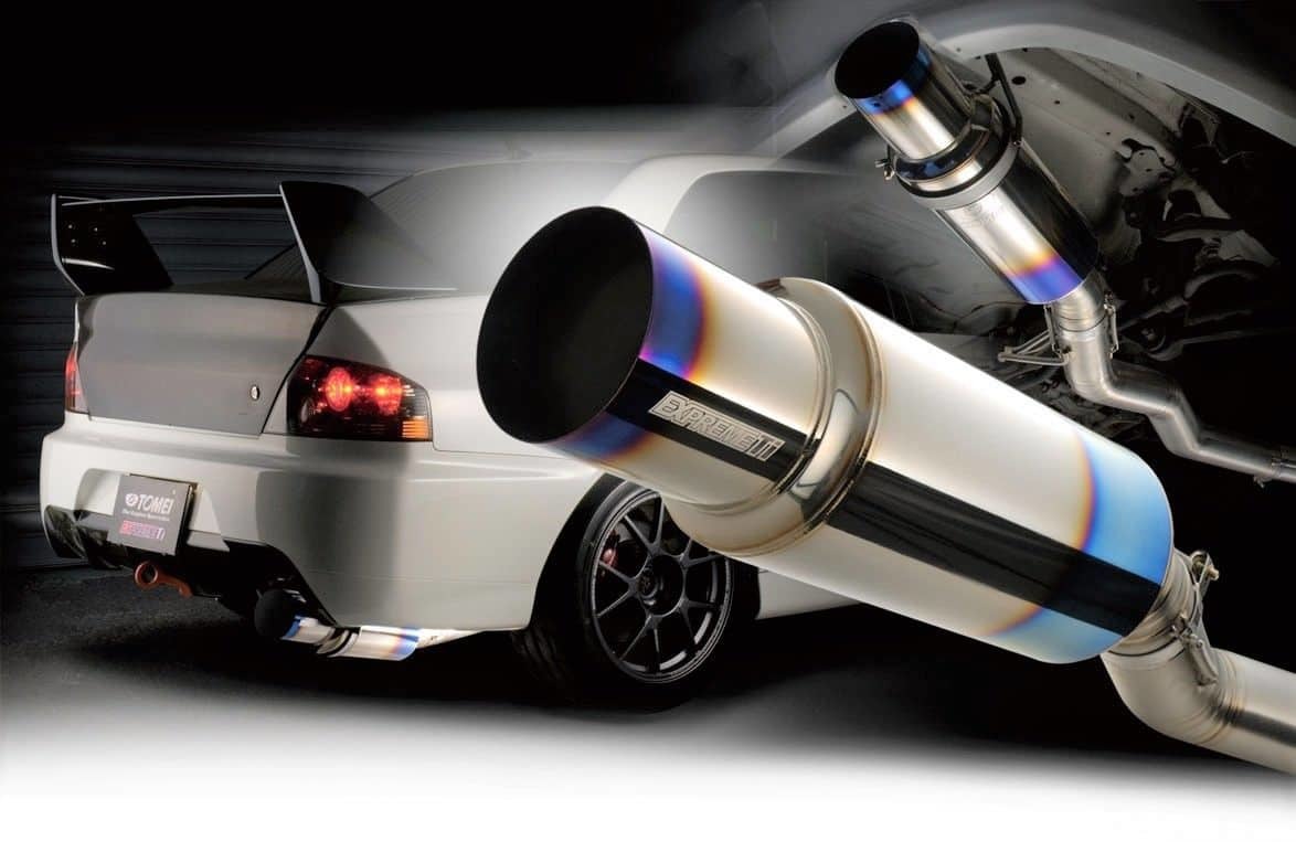 TOMEI Expreme Ti Exhaust - Cat Back suit (EVO 7-9)