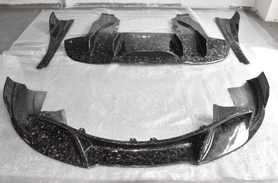 Forged Carbon Fiber Front Lip, Rear Diffuser, Side skirt (For McLaren 720S)