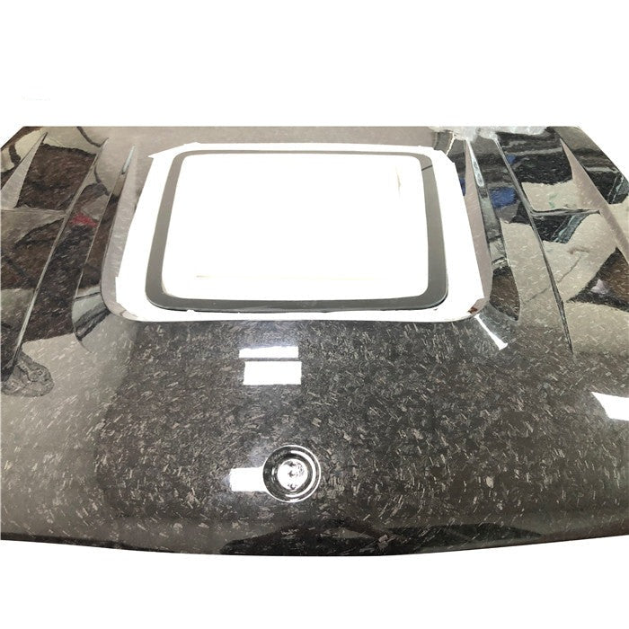 Forged Carbon Fiber Hood Clear Glass (For Mercedes Benz GLC)