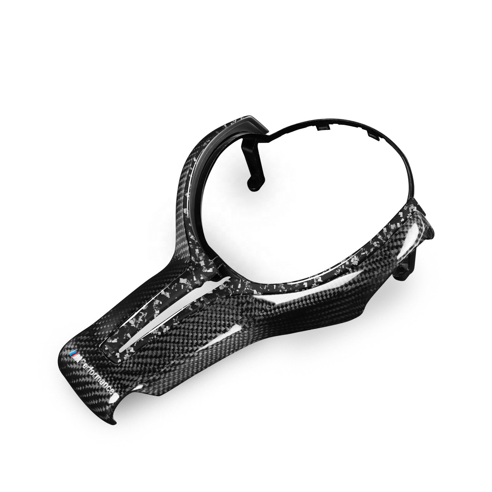 Forged Carbon Fiber Steering Wheel Replacement Cover (For BMW M Series)