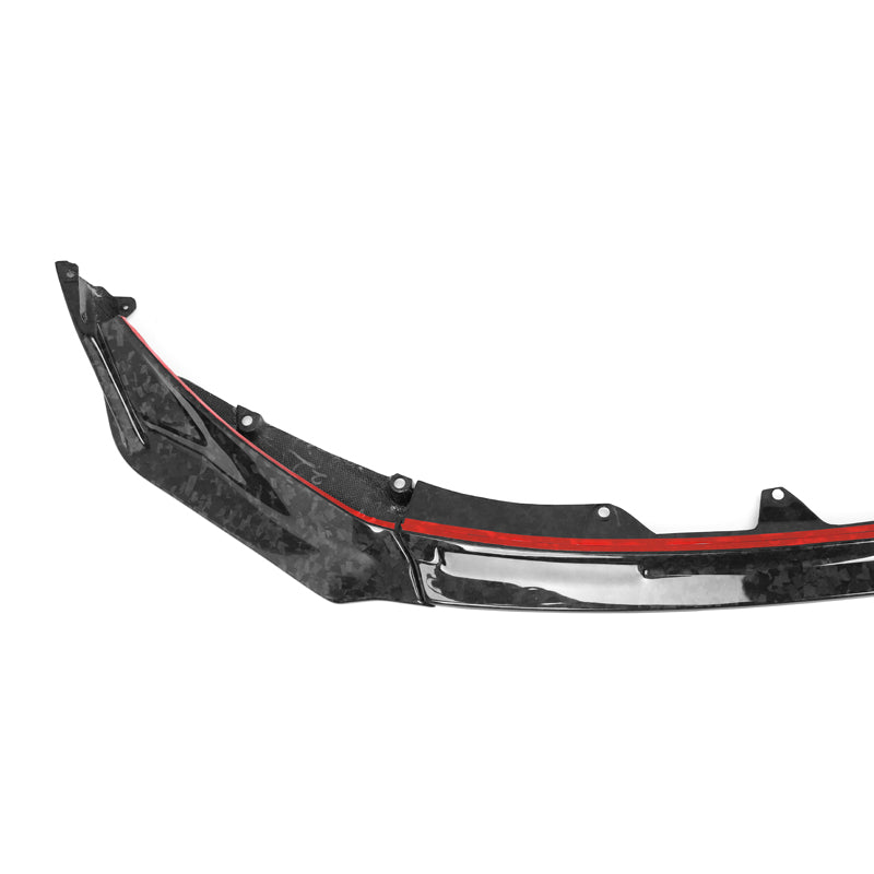 Forged Carbon Fiber Front Bumper Lip (For BMW M3 G80 4-Door 2021+)