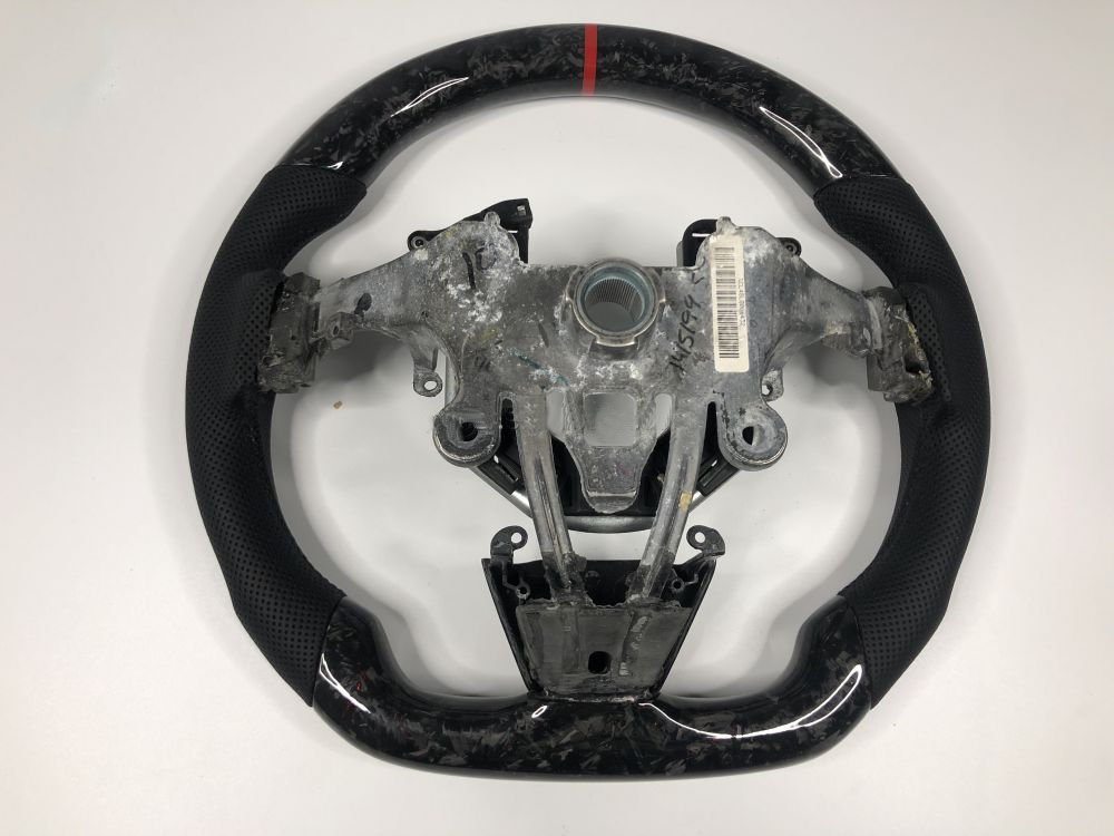 Forged Carbon Fiber Steering Wheel (For Cadillac CTS CTSV)